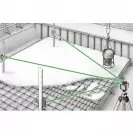 Ротационен лазерен нивелир LASERLINER Quadrum GSL M350, зелен лазер клас 2, обхват 350m, точност 0.75mm/10m, автом./автом. - small, 301429