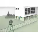 Ротационен лазерен нивелир LASERLINER Quadrum GSL M350, зелен лазер клас 2, обхват 350m, точност 0.75mm/10m, автом./автом. - small, 301430