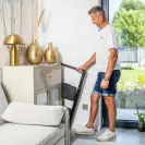 Стоманена стълба DRABEST SLIM STEP 2 стъпала, -мм(на стълбата), едностранна, за домашна употреба, 150кг - small, 303323