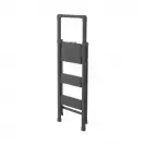 Стоманена стълба DRABEST SLIM STEP 3 стъпала, -мм(на стълбата), едностранна, за домашна употреба, 150кг - small, 303309