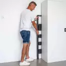 Стоманена стълба DRABEST SLIM STEP 4 стъпала, -мм(на стълбата), едностранна, за домашна употреба, 150кг - small, 303303