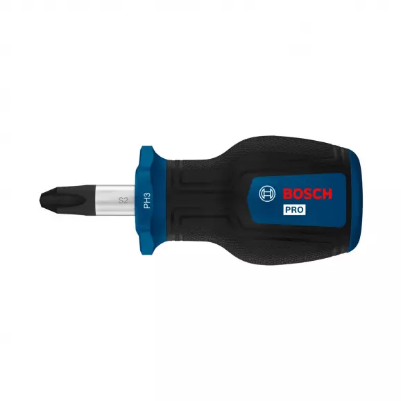 Отверткa кръстата BOSCH PH3 86x25мм, стомана S2, двукомпонентна дръжка