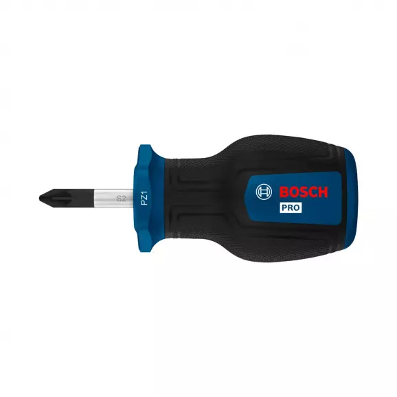 Отверткa кръстата BOSCH PZ1 86x25мм, стомана S2, двукомпонентна дръжка