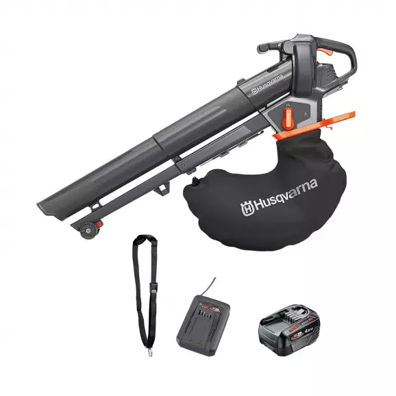 Акумулаторен листосъбирач HUSQVARNA Aspire BVX-P4A KIT, 18V, 4.0Ah, Li-Ion, 684m3/h