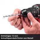 Акумулаторен ударен винтоверт EINHELL TP-CD 18/50-C Li-i BL Solo, 18V, 1.5-8.0Ah, Li-Ion, 50Nm, безчетков - small, 305467