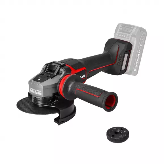 Акумулаторен ъглошлайф EINHELL TP-AG 18/125-13 QP BL, 18V, 2.0-8.0Ah, Li-Ion, ф125мм, безчетков