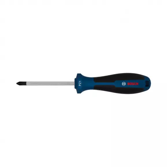 Отверткa кръстата BOSCH PZ1 177x75мм, CrV, двукомпонентна дръжка