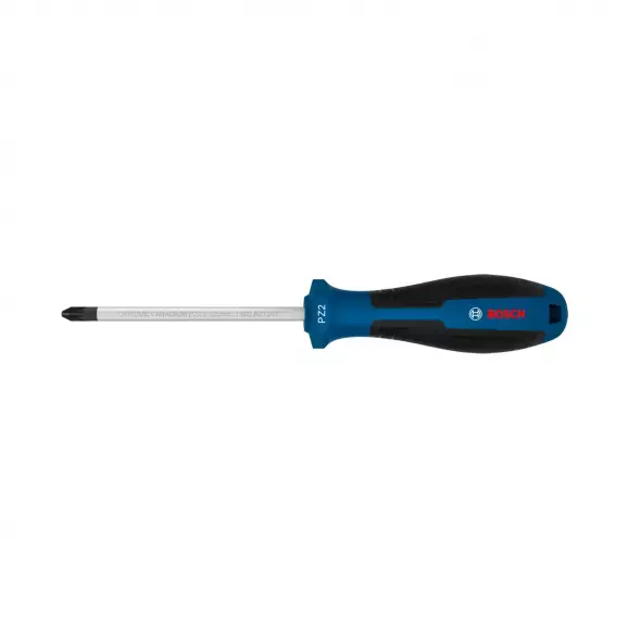 Отверткa кръстата BOSCH PZ2 212x100мм, CrV, двукомпонентна дръжка
