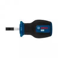 Отвертка плоска BOSCH 1.0x5.5х86/25мм, стомана S2, двукомпонентна дръжка