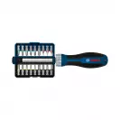 Отвертка с тресчотен механизъм BOSCH 18части, PH, PZ, TX, двукомпонентна дръжка - small