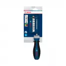 Отвертка с тресчотен механизъм BOSCH 18части, PH, PZ, TX, двукомпонентна дръжка - small, 302212