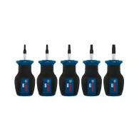 Отвертки комплект BOSCH TX10 - TX30 5части, TX, двукомпонентна дръжка