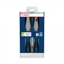 Отвертки комплект BOSCH TX10 - TX30 5части, TX, двукомпонентна дръжка - small, 301936
