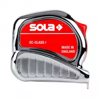 Ролетка пластмасов корпус SOLA Tri-Matic 3м x 13мм, хромиран, EG-клас 1