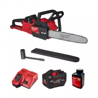 Трион верижен акумулаторен MILWAUKEE M18 FCHSC-122, 18V, 12Ah, Li-Ion, 30cм, безчетков