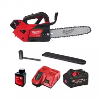 Трион верижен акумулаторен MILWAUKEE M18 FTHCHS30-802, 18V, 8.0Ah, Li-Ion, 30cм, безчетков