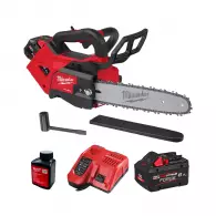 Трион верижен акумулаторен MILWAUKEE M18 FTHCHS35-802, 18V, 8.0Ah, Li-Ion, 35cм, безчетков
