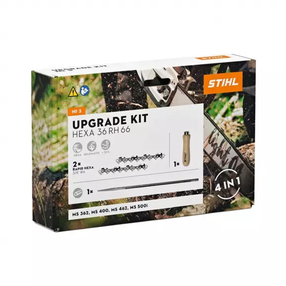Вериги и пила за заточване STIHL Kit 3, HEXA 36RH66