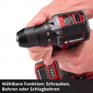 Акумулаторен ударен винтоверт EINHELL TP-CD 18/50-C Li-i BL, 18V, 3.0Ah, Li-Ion, 50Nm, безчетков - small, 305458