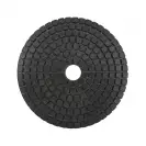 Диск за полиране DIMO 100х2.4мм P150, за мокро полиране на гранит, мрамор и подова мозайка, черен - small