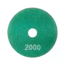 Диск за полиране DIMO 100х2.4мм P2000, за мокро полиране на гранит, мрамор и подова мозайка, светло зелен - small, 27567