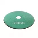 Диск за полиране DIMO 100х2.4мм P2000, за мокро полиране на гранит, мрамор и подова мозайка, светло зелен - small, 27568