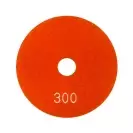 Диск за полиране DIMO 100х2.4мм P300, за мокро полиране на гранит, мрамор и подова мозайка, оранжев - small, 27562