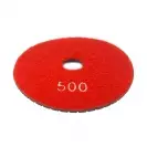 Диск за полиране DIMO 100х2.4мм P500, за мокро полиране на гранит, мрамор и подова мозайка, червен - small, 27463