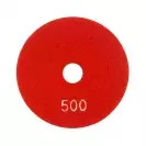 Диск за полиране DIMO 100х2.4мм P500, за мокро полиране на гранит, мрамор и подова мозайка, червен - small, 27572