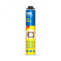 Пяна полиуретанова TKK Top Foam 750мл, пистолетна, лятна (над +5°C)