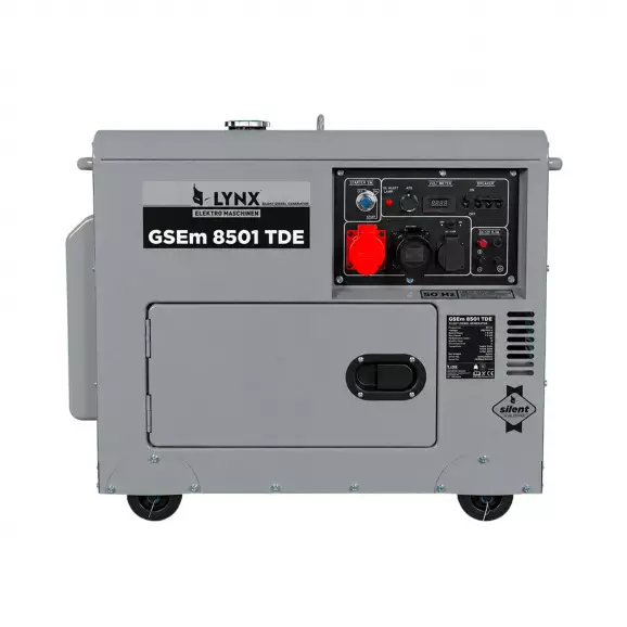Генератор LYNX EM GSEm 8501 TDE, 7.5kW, 400/230V, дизелов, трифазен, ел.стартер