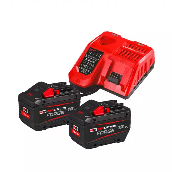 Комплект батерии и зарядно устройство MILWAUKEE M18 FORGENRG-122, 18V, 12Ah, Li-Ion