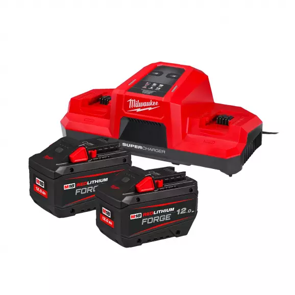 Комплект батерии и зарядно устройство MILWAUKEE M18 FORGENRG-122DBSC, 18V, 12Ah, Li-Ion