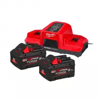 Комплект батерии и зарядно устройство MILWAUKEE M18 FORGENRG-802DBSC, 18V, 8.0Ah, Li-Ion