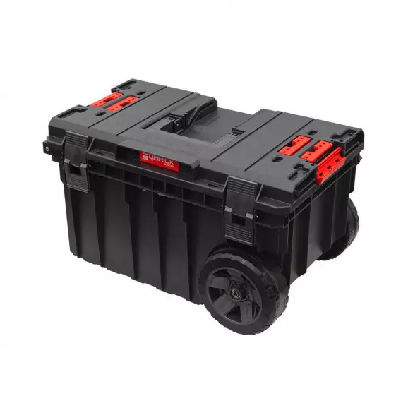 Куфар за инструменти на колела QBRICK SYSTEM One Trolley Vario, пластмаса, черен