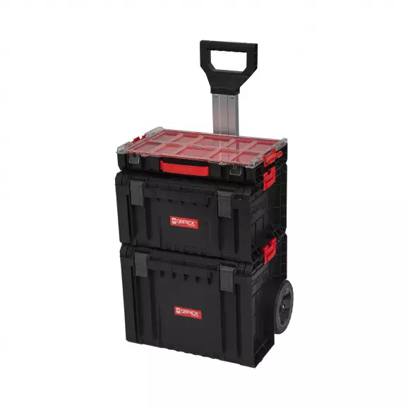 Куфар за инструменти на колела QBRICK SYSTEM Pro Set 2, пластмаса, черен