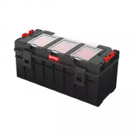Куфар за инструменти QBRICK SYSTEM PRO 600 Profi, пластмаса, черен