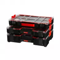 Куфар за инструменти QBRICK SYSTEM Pro Set 3 броя, пластмаса, черен