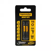 Накрайник TOPMASTER TORX 15x50мм 2бр., E6.3