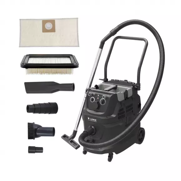 Прахосмукачка LYNX EM REM Power MCi 401 AS, 1600W, 10500л/мин, 40л