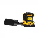 Шлайф вибрационен акумулаторен DEWALT DCW200NT-XJ, 18V, 1.5-5.0Ah, Li-Ion, 11000-22000об/мин, 115х140мм - small, 305495