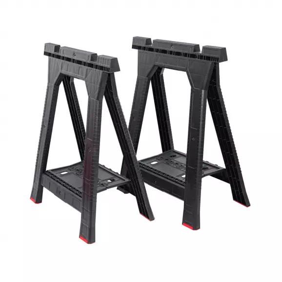 Стойка опорна QBRICK SYSTEM 175кг 2бр., пластмаса, черен
