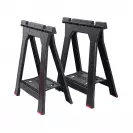 Стойка опорна QBRICK SYSTEM 175кг 2бр., пластмаса, черен - small