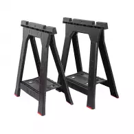 Стойка опорна QBRICK SYSTEM 175кг 2бр., пластмаса, черен