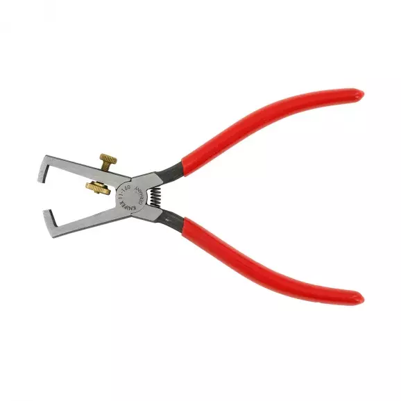 Клещи за заголване на кабели KNIPEX 0.5-10кв.мм/160мм., регулиращ винт, CS, еднокомпонентна дръжка
