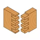 Прав фрезер CMT D=8мм I=20мм L=50мм S=8мм Z=2, HWM, RH - small, 20779