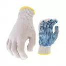 Ръкавици PLOVER, от безшевно трико полимерни капки, ластичен маншет - small