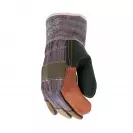 Ръкавици ROBIN, от разноцветна телешка кожа и плат, подсилена длан - small, 124581