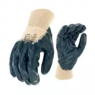 Ръкавици SAFETECH HARRIER, от безшевно трико, топени в нитрил, ластичен маншет 