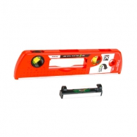 Пластмасов нивелир KAPRO 241 TOOLBOX LEVEL 23cm, с три либели, магнитна основа и отчитане на ъгъл 45градуса